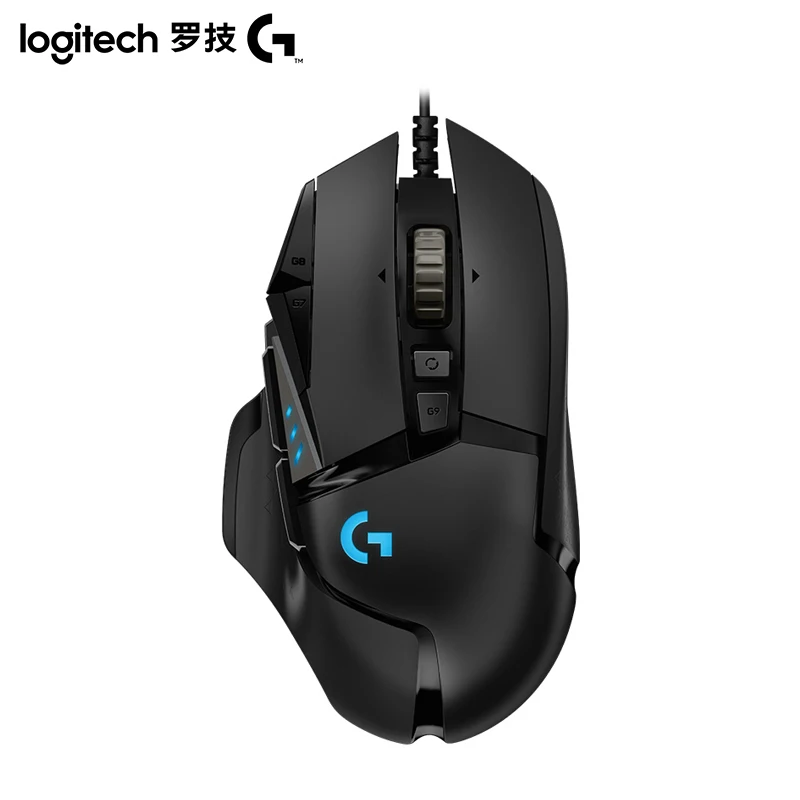 Оригинальная Проводная игровая мышь Logitech G502 Hero/G402 геймерская RGB Usb для ноутбука