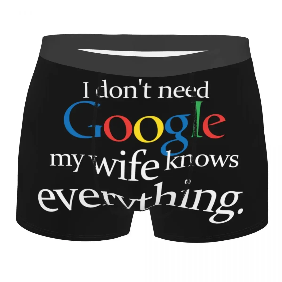 Мужские боксеры мне не нужно Google моя жена знает все нижнее белье муж мужские