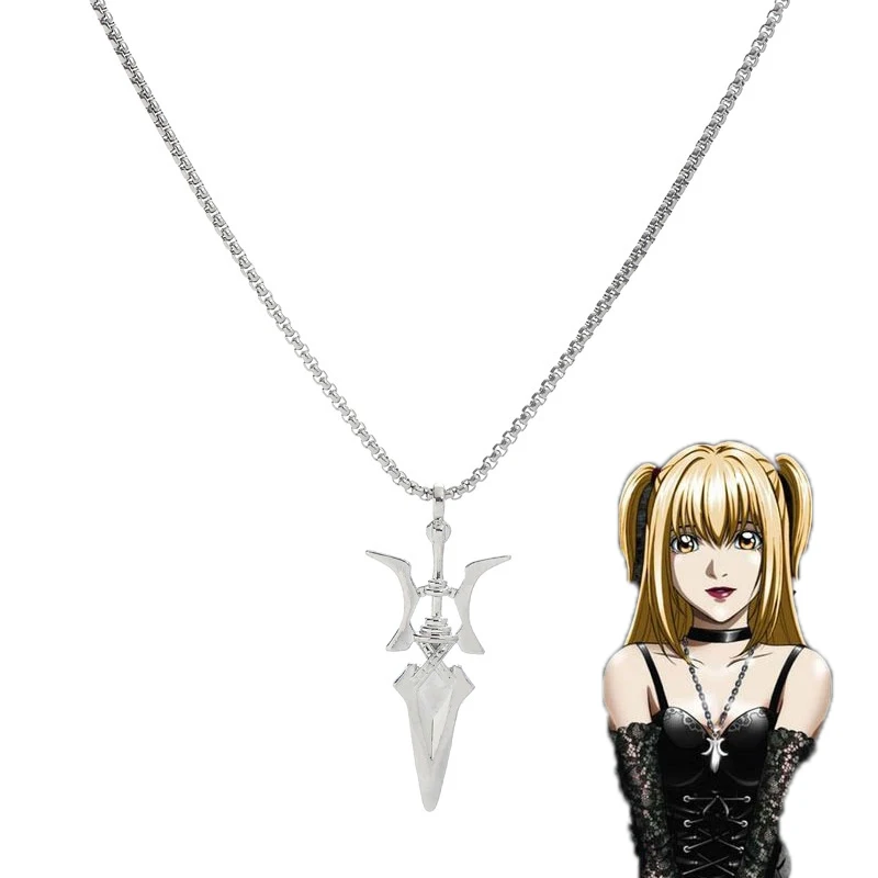 Death Note MisaMisa Cosplay Necklace Pendant Fashion Jewelry Halloween Cosplay Costume Accessory Prop