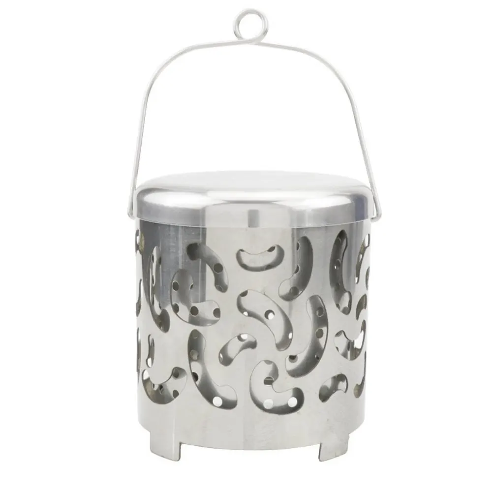 

Mini Stainless Steel Camping Heater Outdoor Hiking Picnic Firing Wood Stove