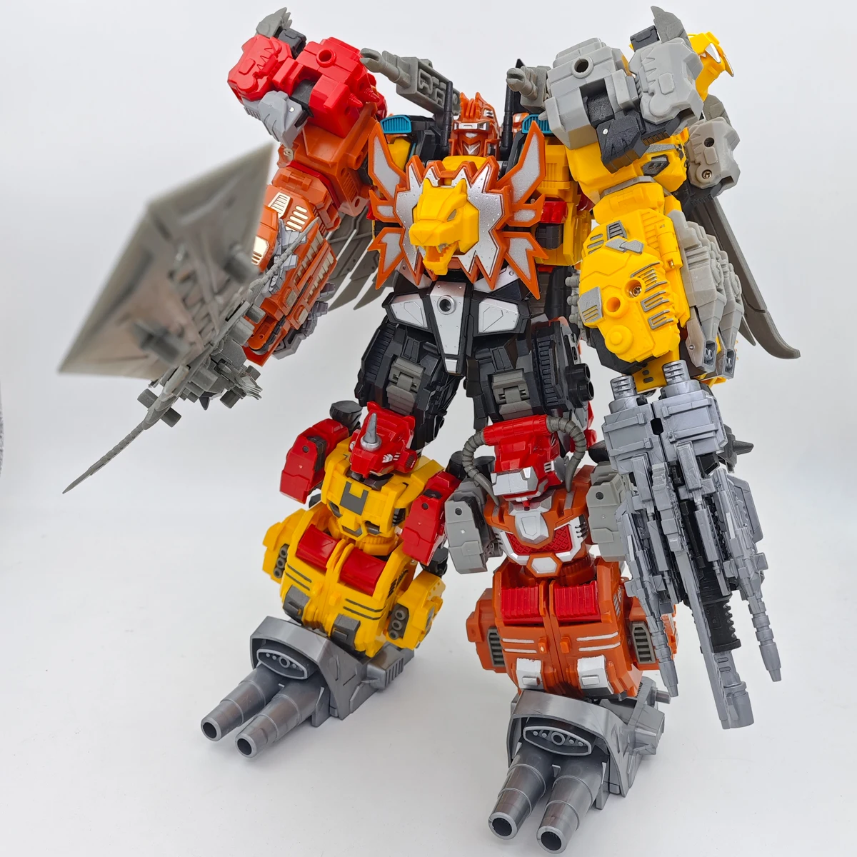 Фото TENGYANG 30 см Predaking трансформер 6 в 1 predbeacon 5 в 1 экшн-фигурка без коробки №1