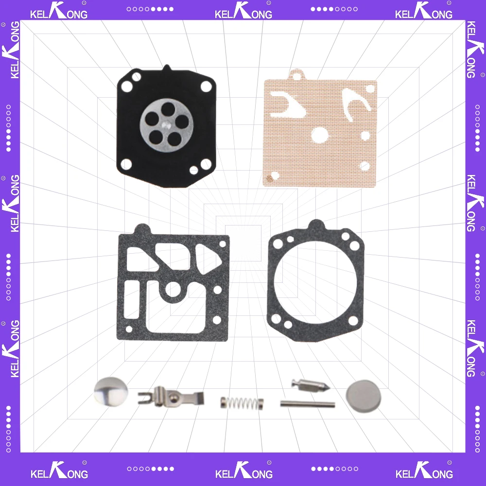 

KELKONG Carburetor Repair Rebuild Kit for Stihl Walbro 029 310 044 046 MS270 MS280 MS290 MS290 MS341 MS361 Chainsaw K10-HD