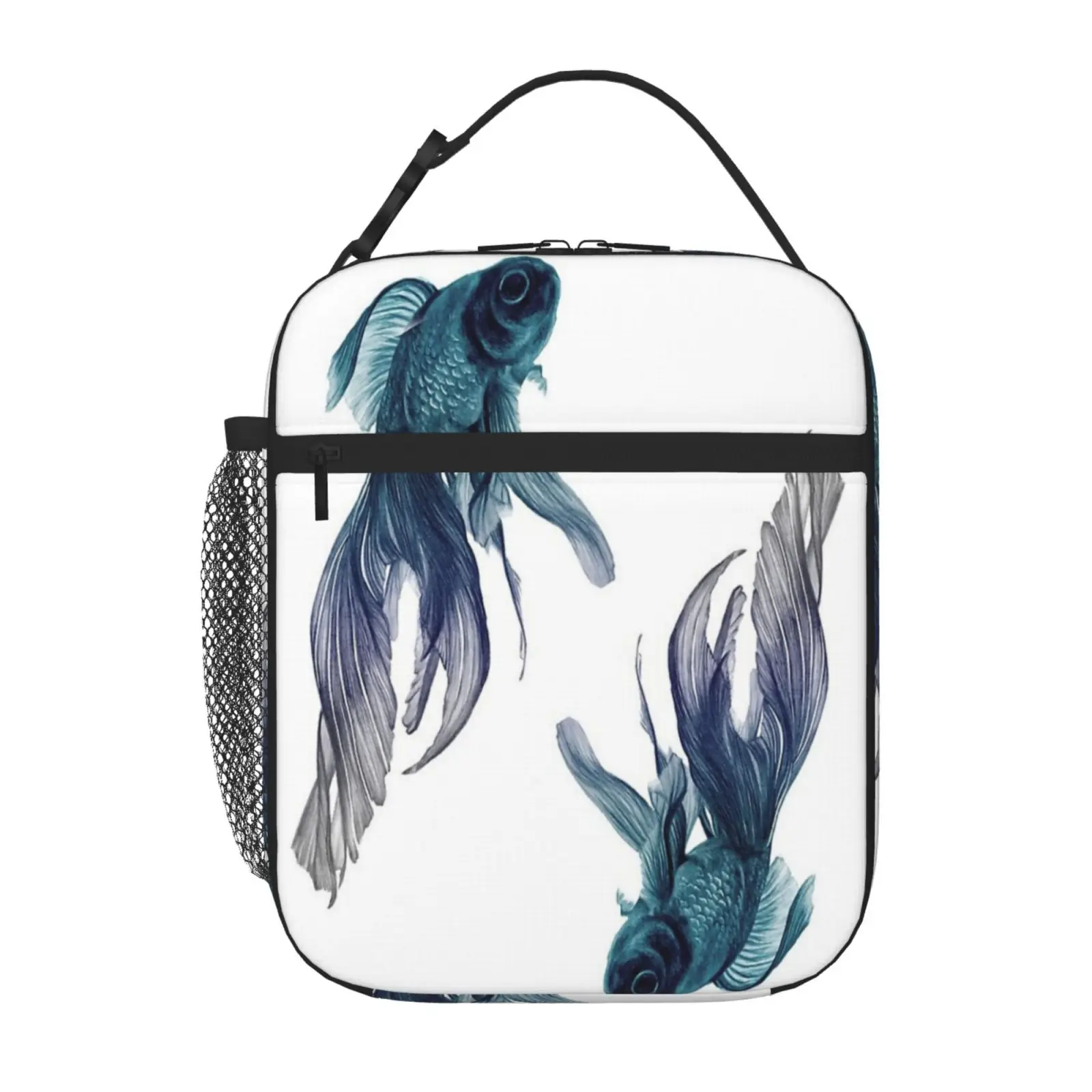 

Ombre Fish Insulated Lunch Box Thermal Bag Female Thermo Cooler Bag Picnic Lunch Box For Women