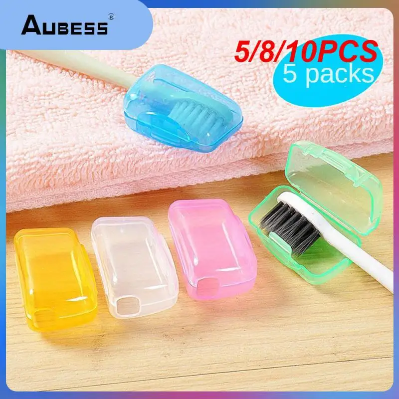 

5/8/10 шт., компактный пылезащитный чехол для зубной щётки