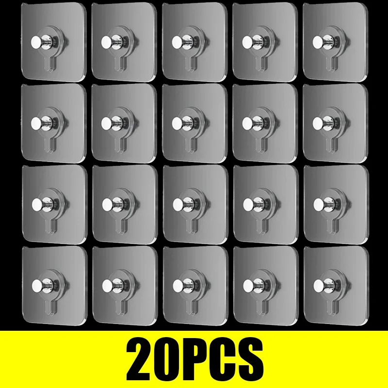 

Прозрачные самоклеящиеся крючки из поликарбоната