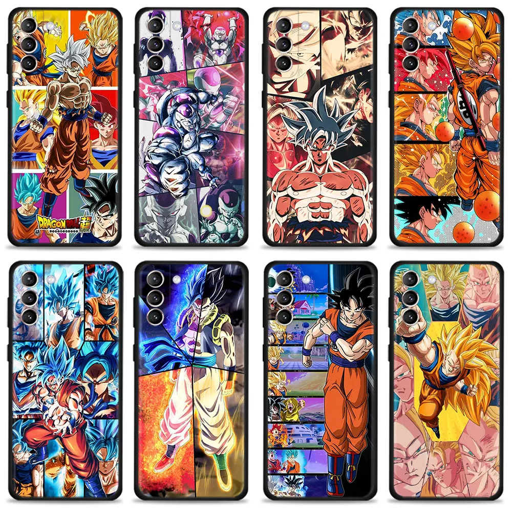 

Celular Funda For Samsung Galaxy S22 S21 S20 Ultra FE S10 S9 S8 Plus S10e 5G Note 20 10 4G Cover Case Dragon Ball Comic Son Goku