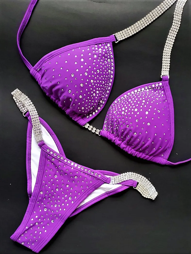 Женское бикини NPC IFBB FITNESS для соревнований комплект бодибилдинга и позирования