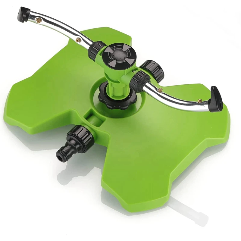 

Lawn Sprinkler,360 Degree Rotating Sprinkler With Brass Nozzles, Coverage - Adjustable, Sprinklers For Yard, Upgrade