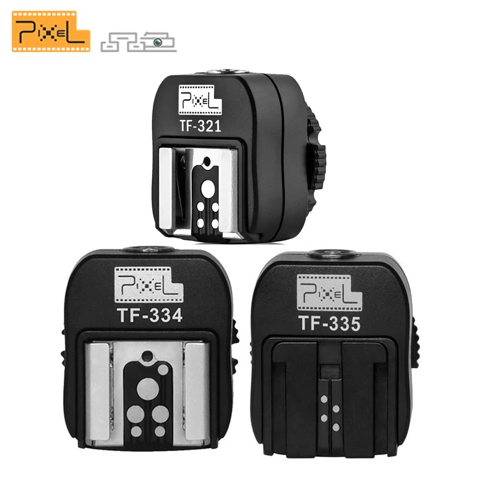 Pixel TF-335 TF- 334 TF-321 TTL Flash Hot Shoe адаптер конвертер для Canon Sony на Canon/Nikon шнур контроллера