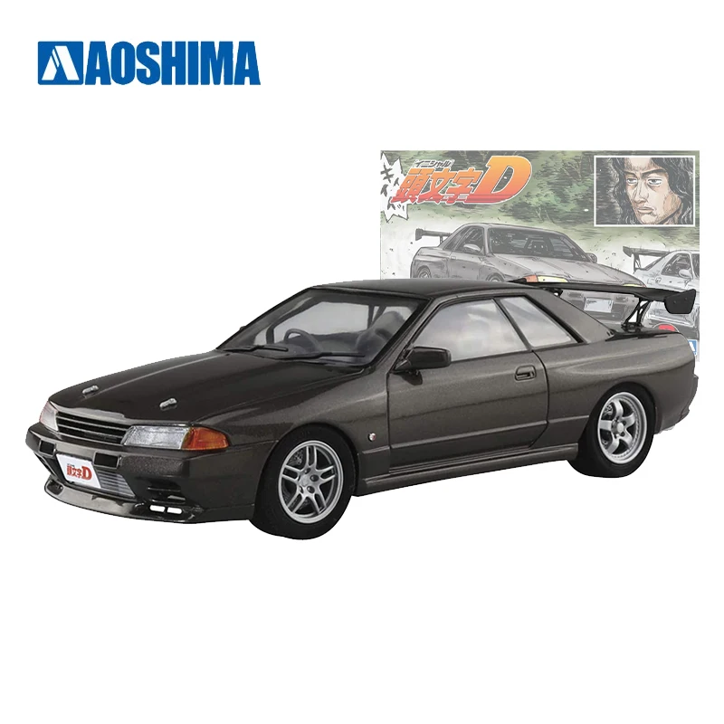 

Original Aoshima Initial D 1/24 Hojo Rin GTR R32 Hakone Showdown Assembly Model Kit Anime Action Figures Toys Birthday Gifts