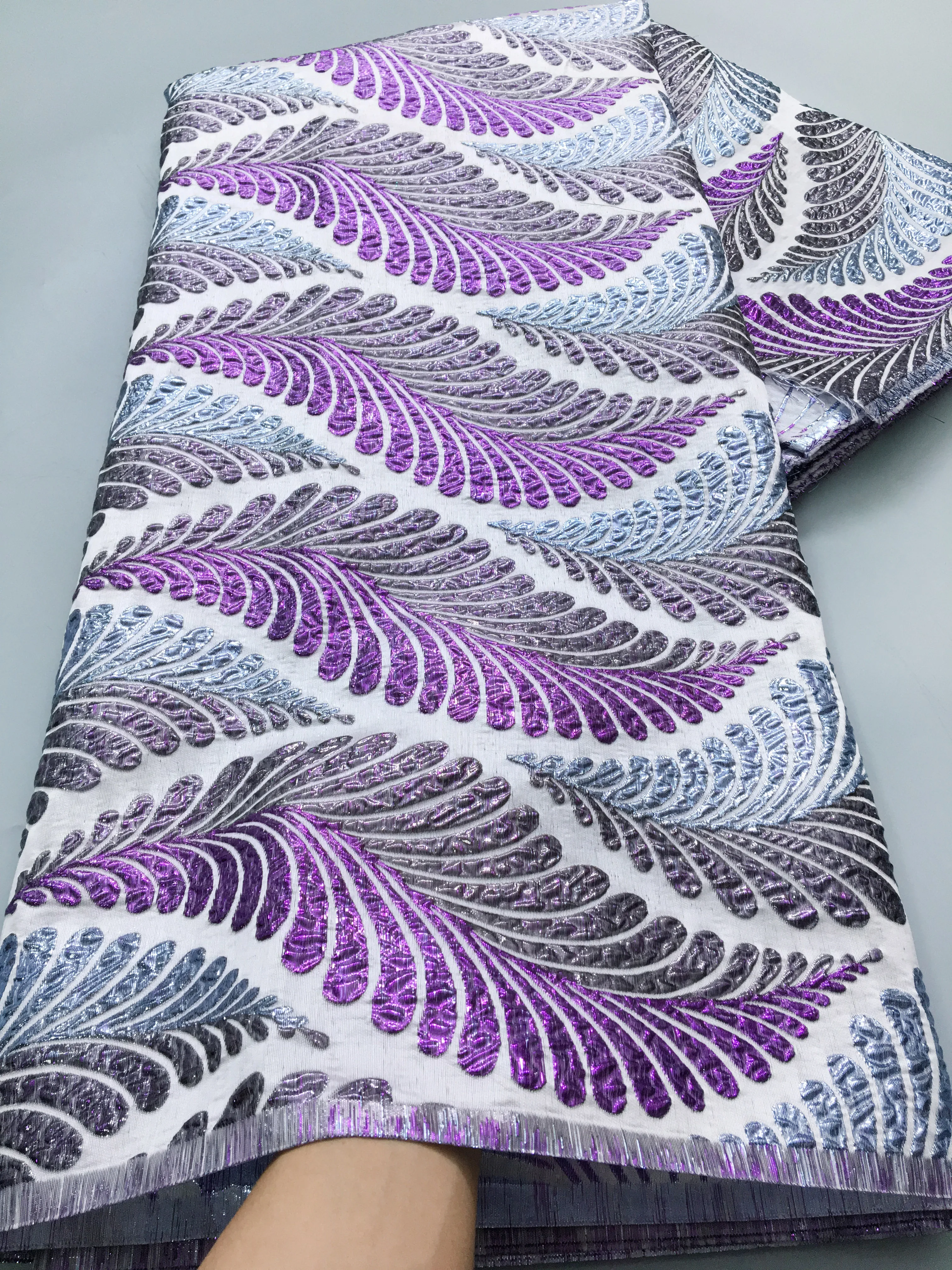 Африканская Тюлевая кружевная ткань 2024 высокое качество 5 ярдов нигерийская