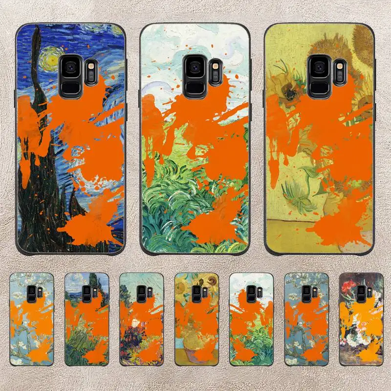 

Van Gogh Tomato Soup Art Phone Case For Samsung Galaxy S6 S7 Edge Plus S9 S20Plus S20ULTRA S10lite S225G S10 Note20ultra Case