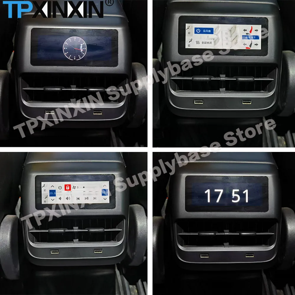 Мультимедийный плеер Tesla Model 3 Y Android развлекательная система на заднем сиденье