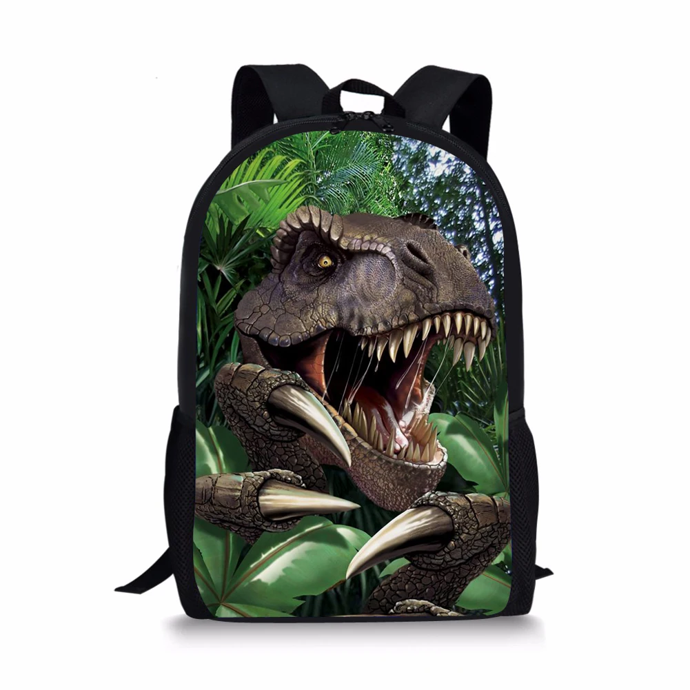 New Dinosaur Pattern Printing School Backpacks Personalized Kids Daypack Durable Rucksack for Teenager