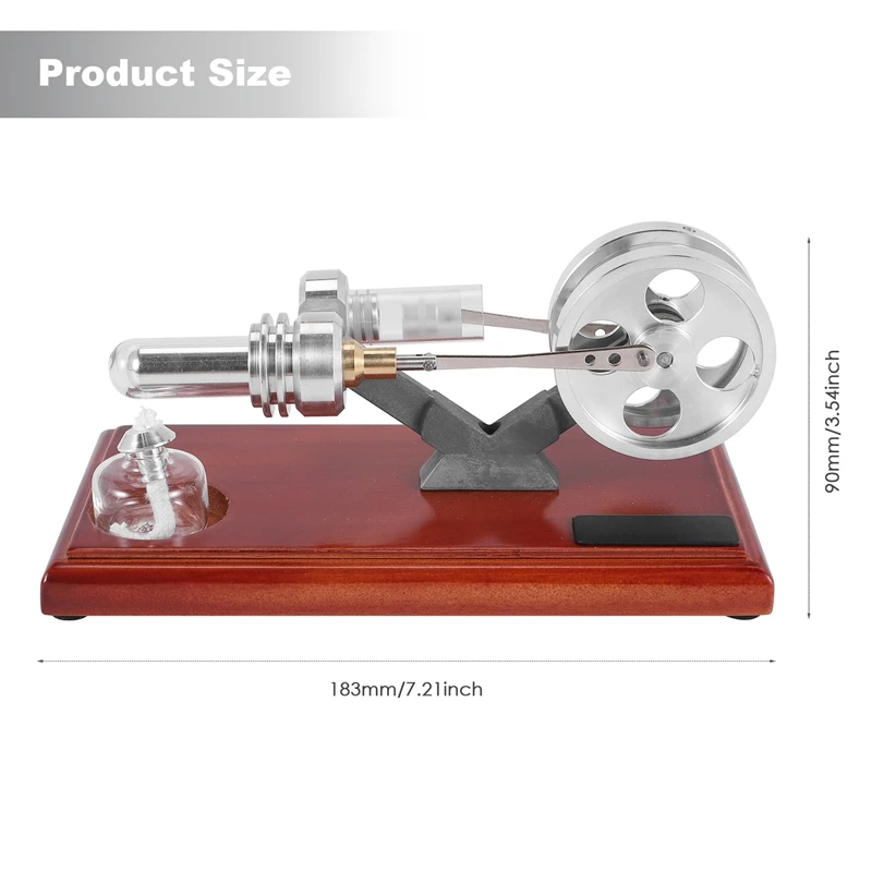 Двигатель со смесителем горячим воздухом двойные Flywheels образовательная игрушка