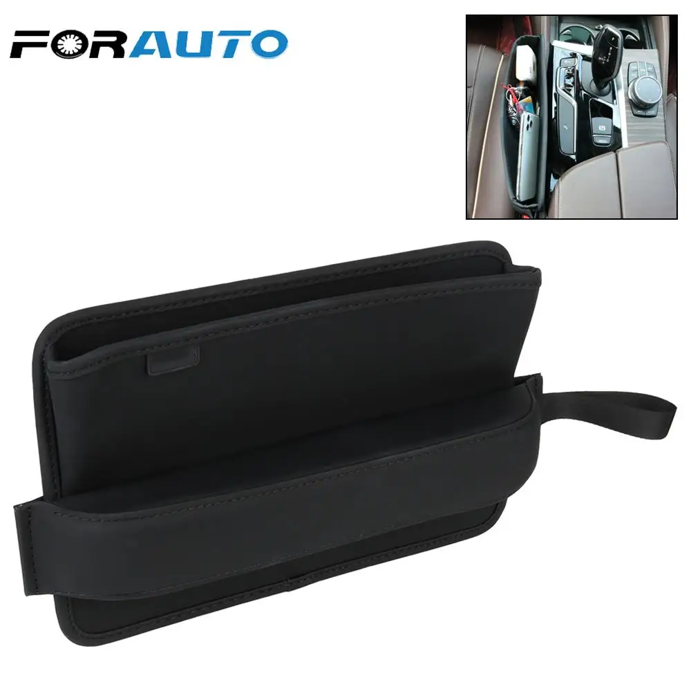 

Gap Plug Filler Seat Slit Gap Pocket Interior Accessories Leather Stowing Tidying Car Seat Gap Slot Storage Box Phone Key Holder