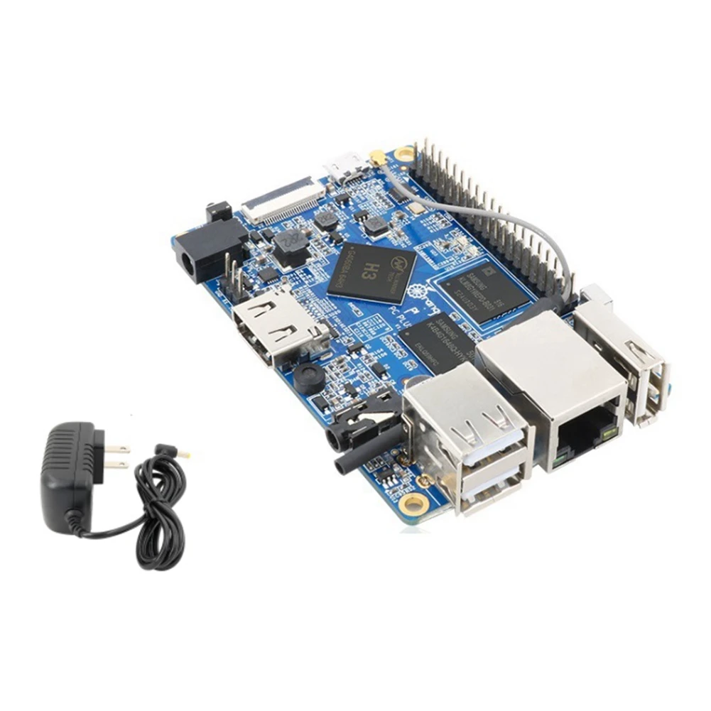 

For Orange Pi PC Plus H3 Board 1GB DDR3+5V3A Power Supply Cortex-A7 Quad Core Run Android4.4/Ubuntu/Debian US Plug