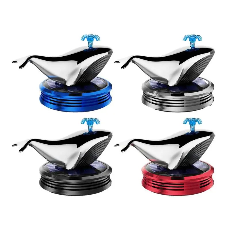 

Автомобильный освежитель воздуха на солнечной батарее, дизайнерский автомобильный освежитель воздуха с дельфином, вращающийся на солнечной батарее, креативный автомобильный парфюм, украшение для снятия стресса