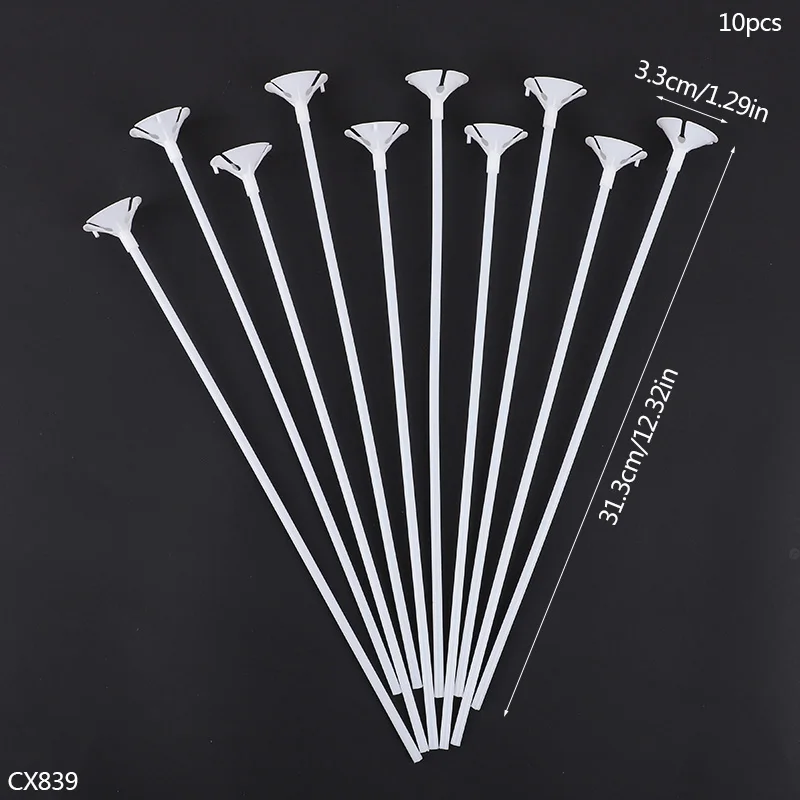 

10 шт. Mixcolor 32 см латексные шары-палочки для воздушных шаров-макарон, стержни-держатели, палочки для свадебной вечеринки,...