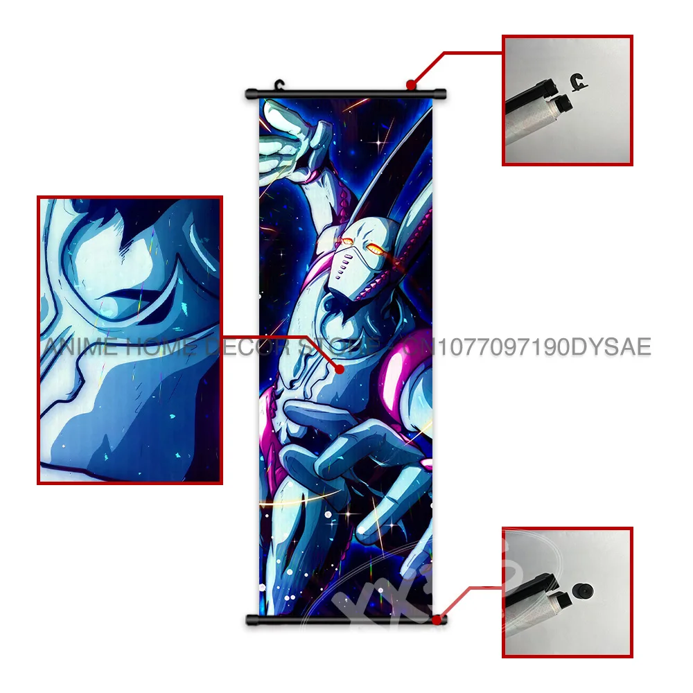 JoJo's Bizarre Adventure Interior Hanging Painting Anime Poster Jodio Joestar Home Decor Scrolls Picture Wall Artwork Wallpaper