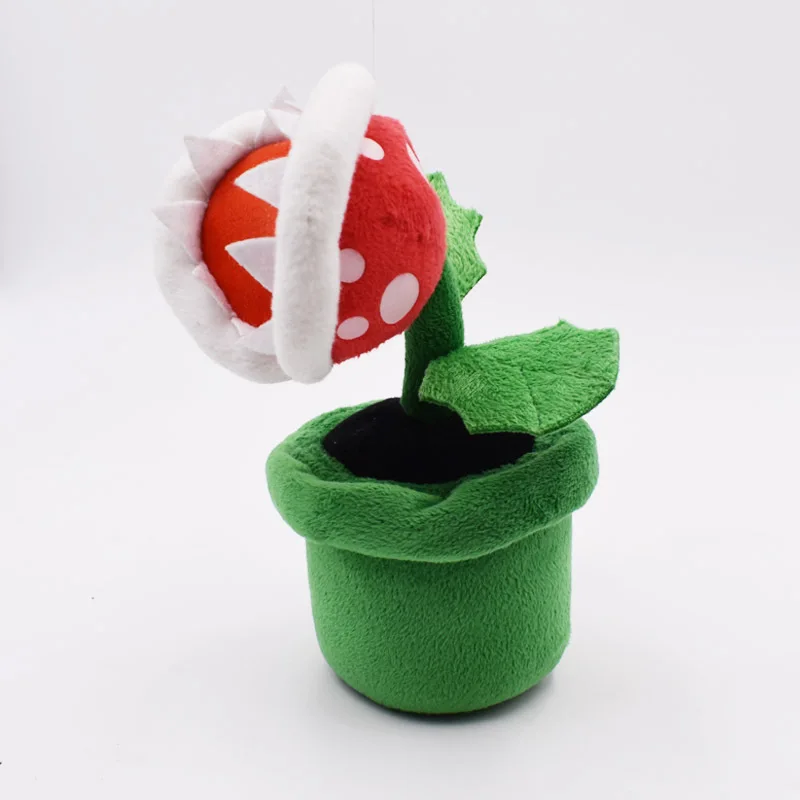 

20cm Super Mario Plush Toy Anime Peripheral Piranha Plant Animal Doll Stuffed Plushie Doll Sleep Pillow Home Decoration Kid Gift