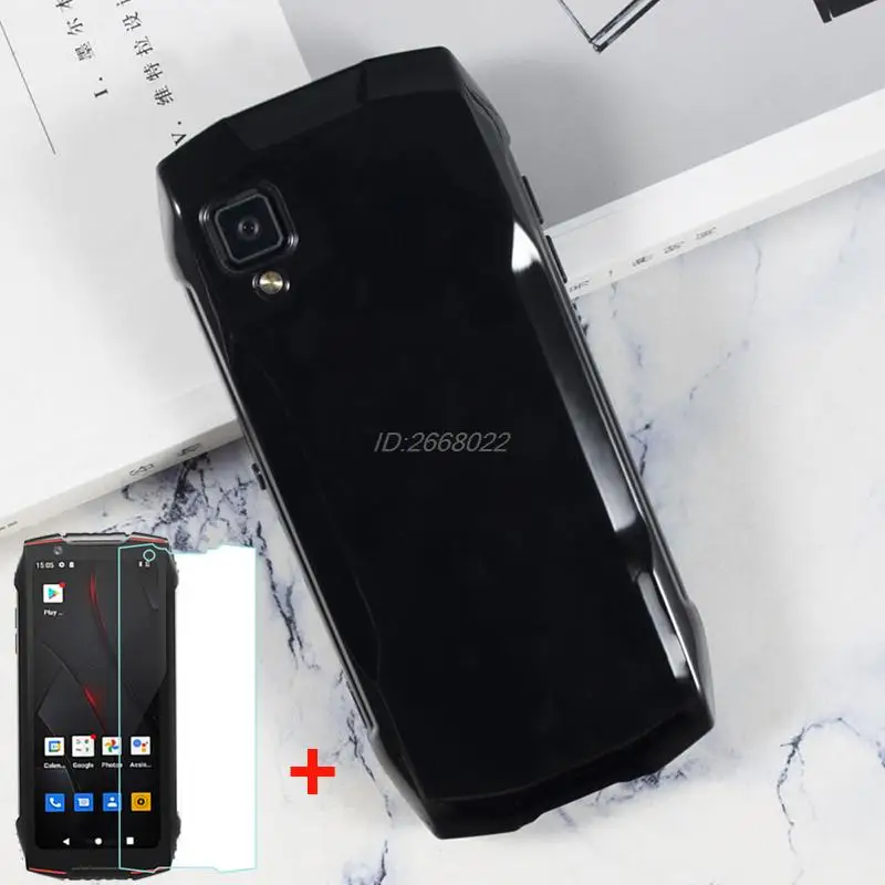 Силиконовый чехол 2 в 1 для Cubot King Kong Mini 3, закаленное стекло, прозрачный мягкий чехол для телефона из ТПУ, чехол для Cubot KingKong Mini 3, стеклянный чехол