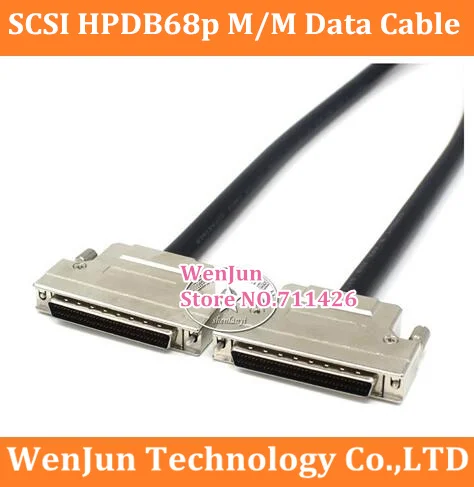 SCSI HPDB68 папа/Папа кабель передачи данных SCSI68P папа к SCSI68P папа кабель питания SCSI DB68 штырьковый соединительный кабель