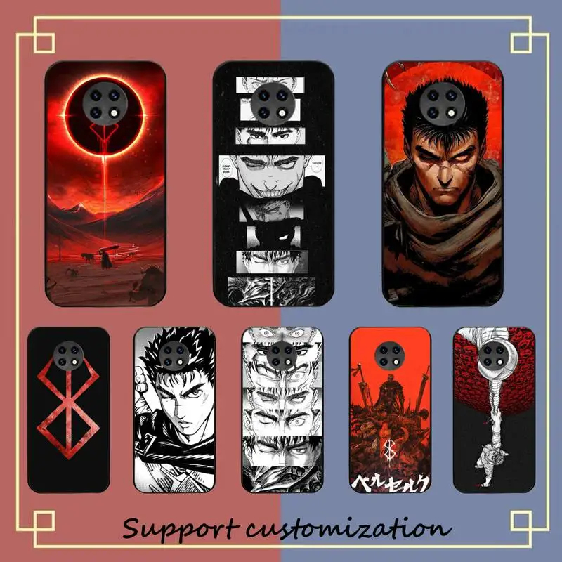 

Anime Berserk Guts Phone Case for Redmi Note 8 7 9 4 6 pro max T X 5A 3 10 lite pro