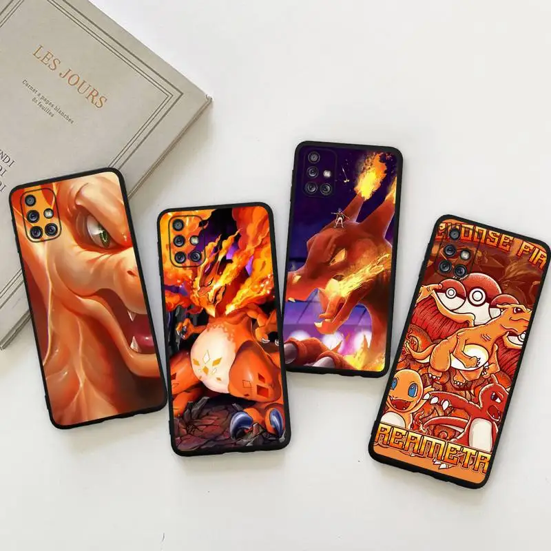 Купи Pokemon Charizard CharmanderToys Phone Case For Samsung Galaxy A73 A53 A13 A03S A52 A72 A12 A81 A30 A32 A50 A80 A71 A51 A31 5G за 117 рублей в магазине AliExpress