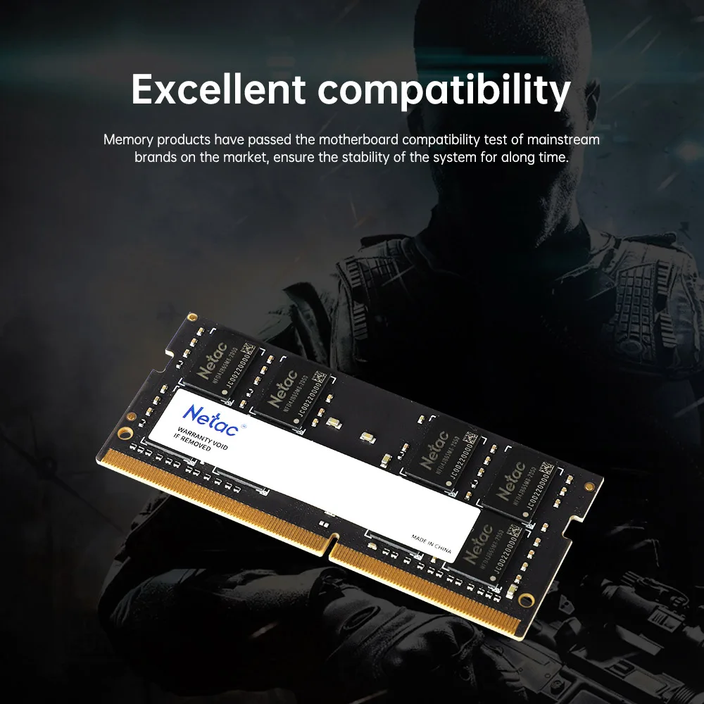 Оперативная память Netac DDR4 3200 МГц 2666 DDR3L 4 ГБ 8 16 1600 для ноутбука ОЗУ Sodimm модуль