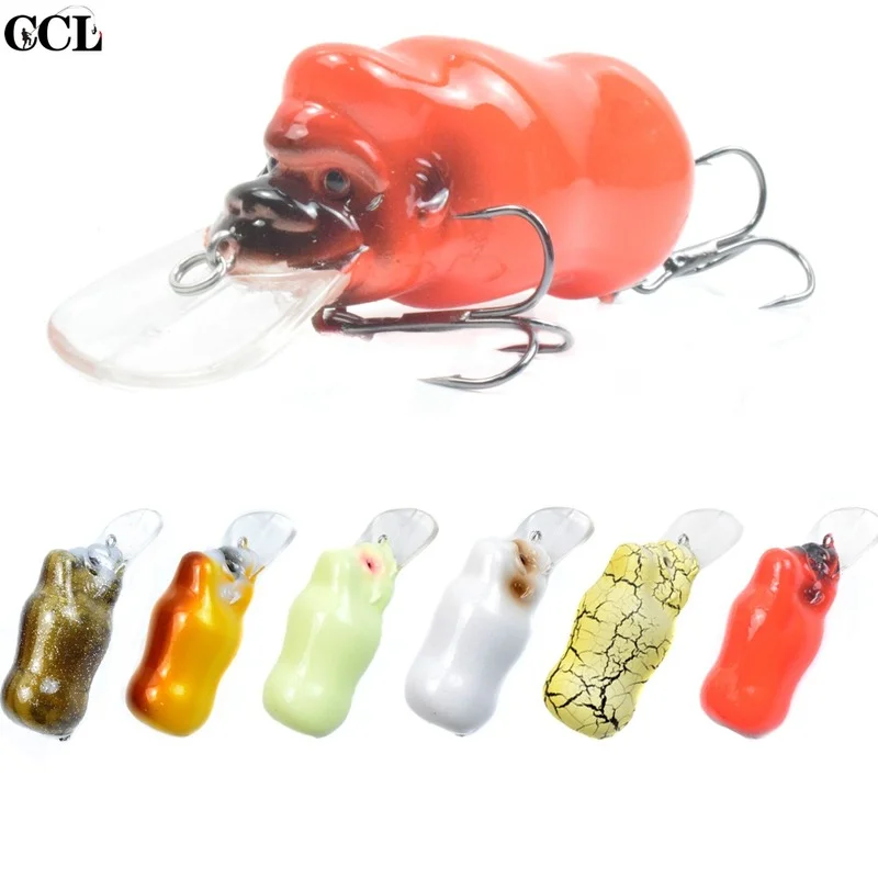 

CCLTBA Kingkong Fishing Crankbait 7.5cm 14g Fat Diving Lip Hard Plastic Floating Wobbler Lifelike Gorilla Fishing Lure Tackle