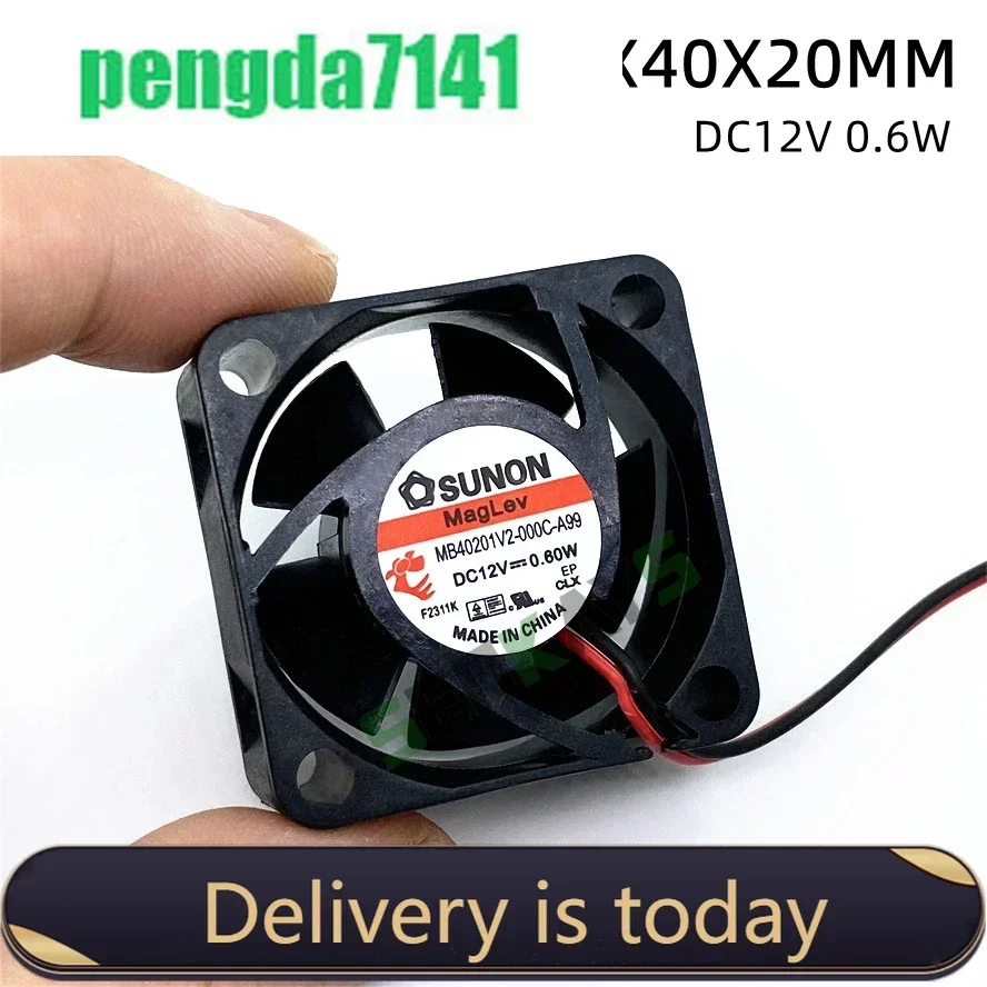 Вентилятор Sunon Maglev MB40201V2-000C-A99 DC12V 0 6 Вт 4020 40 40*40*20 мм Серверный инвертор Источник