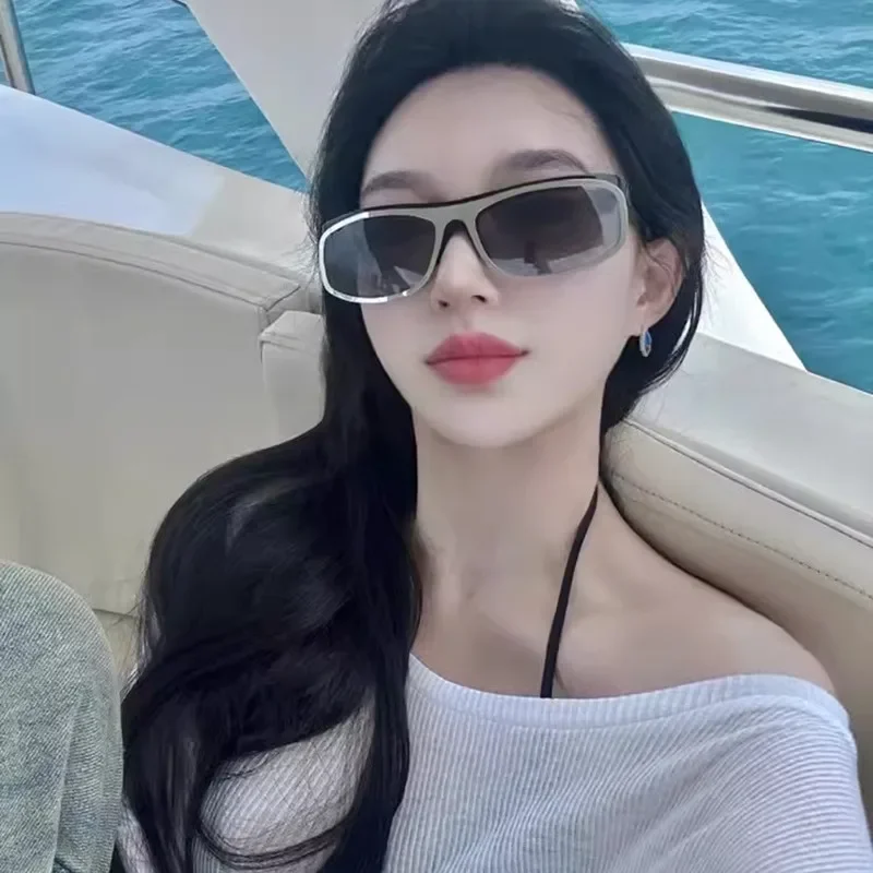 Корейские велосипедные солнцезащитные очки из сплава женские уличные