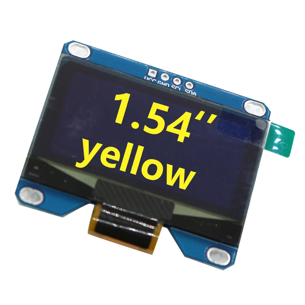 

LCD Screens 1.54 Inch 12C Interface Mart Display Modules OLED Module Stable Performance High Definition Displaying Device