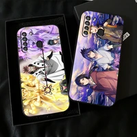 japan naruto anime phone case for samsung galaxy s20 s20fe s20 ulitra s21 s21fe s21 plus s21 ultra liquid silicon