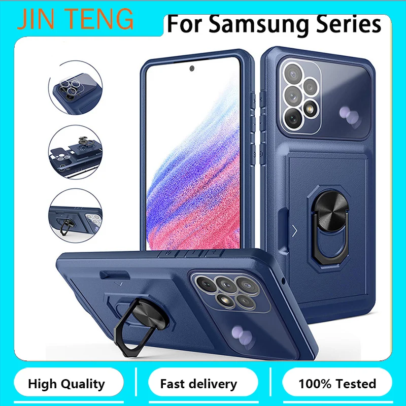 

Чехол для Samsung S22, A13, A33, A53, A73, A12, M12, A32, A52, A72 Plus, 4G, 5G Ultra, LTE, задний бумажник, держатель для кредитных карт, чехол для телефона