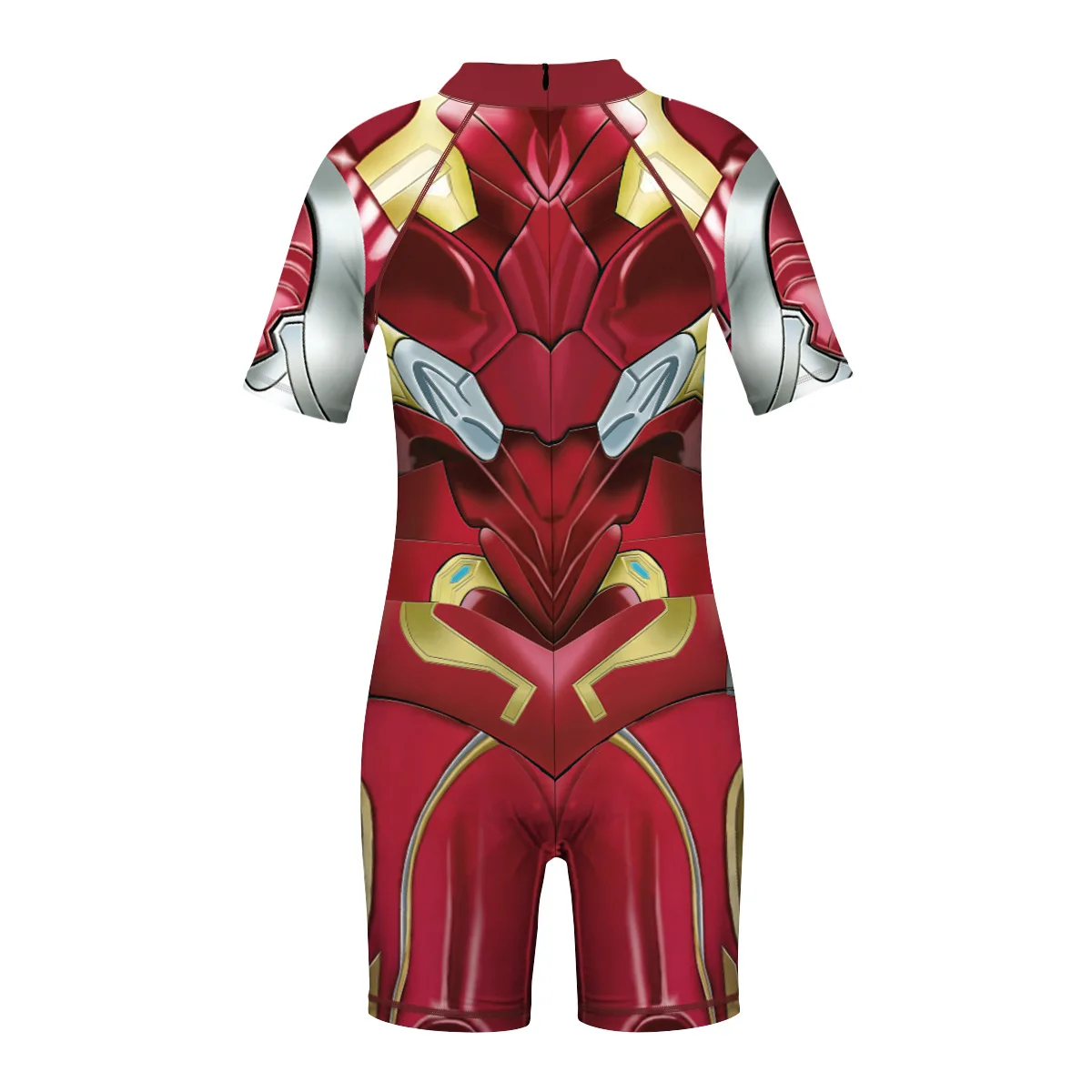 Superhero Iron Man Cosplay Costume Tight Children Outdoor Swimsuit Boys Amazing Girls Spiderman Bodysuit Carnival Party Costumes images - 6