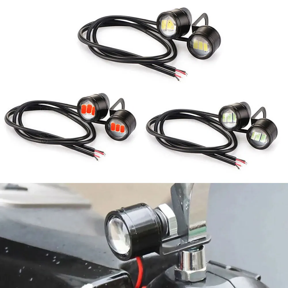 Купи 2pcs Motorcycle LED Light Driving Light Eagle Eye Waterproof Lamp Electric Vehicle Headlight Fog Light Projector Lens Spotlight за 52 рублей в магазине AliExpress