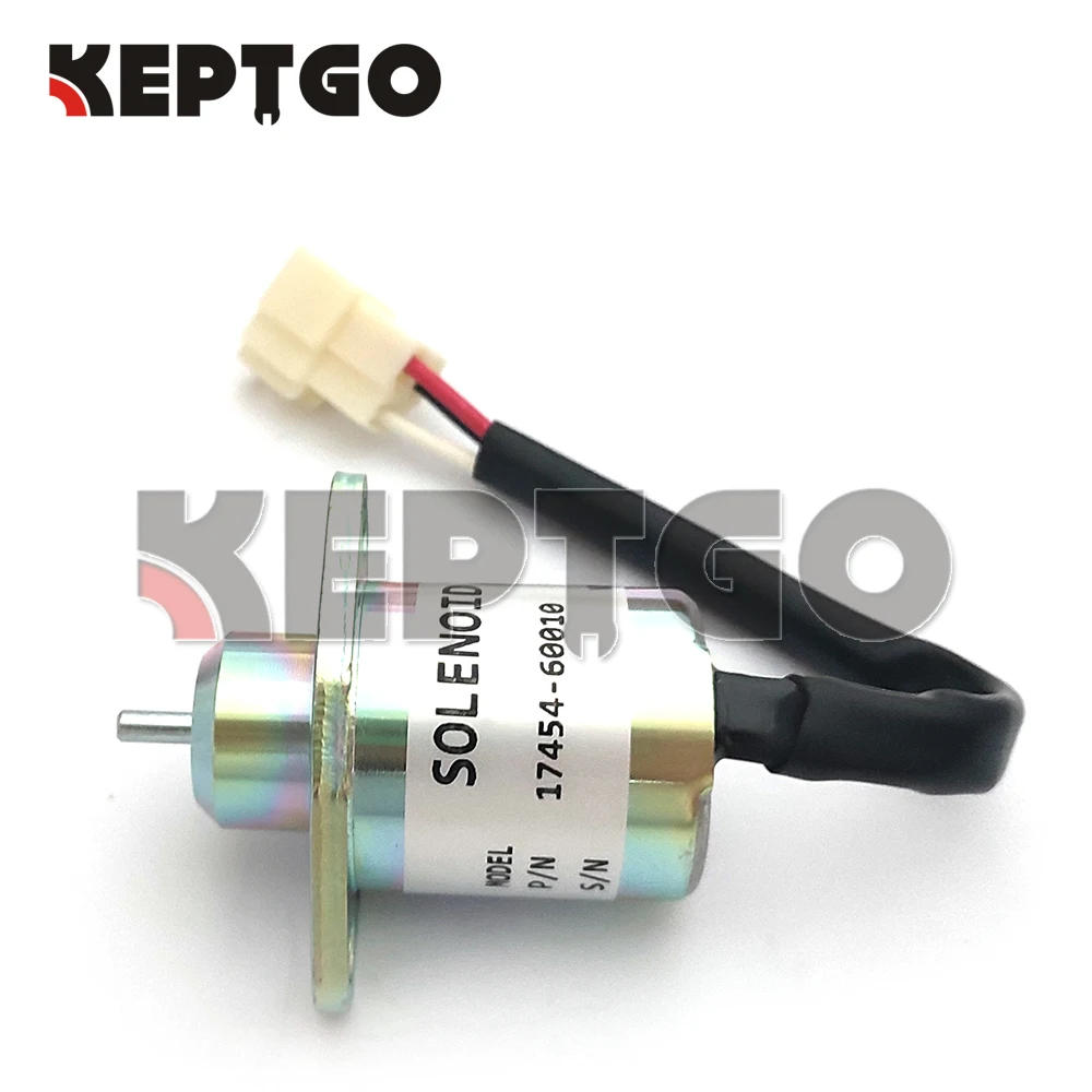 12V 17454-60010 электромагнитный клапан отключения подачи топлива для Kubota Yanmar Synchro Start
