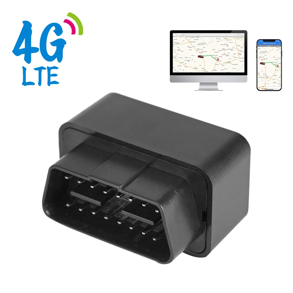 

GPS-трекер автомобильный, 2G, 4G, OBD, 12-24 В