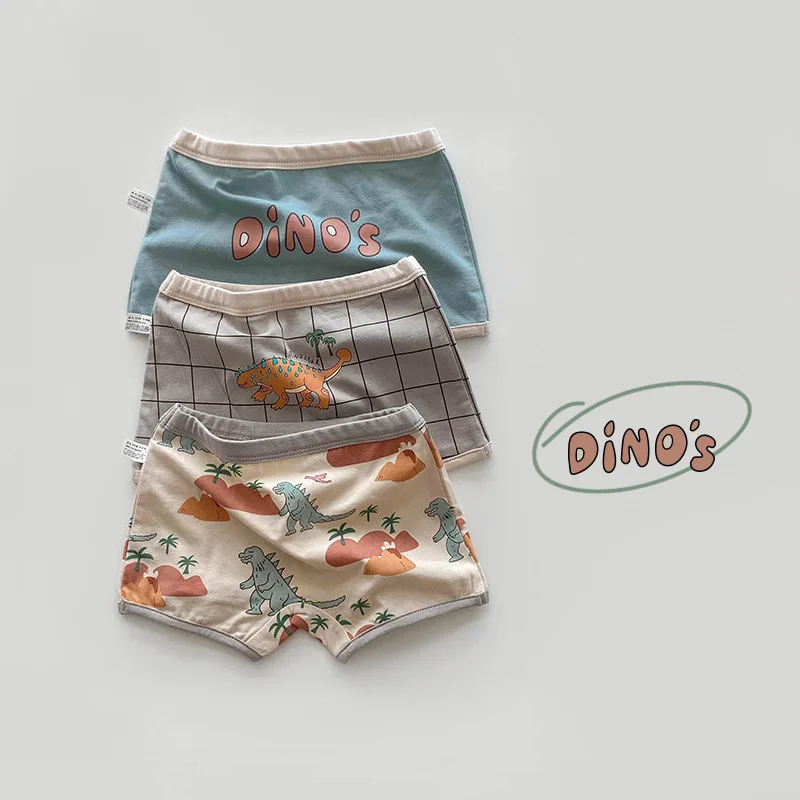 3 шт./лот детское нижнее белье, летнее Новое детское нижнее белье, хлопковое милое мультяшное детское нижнее белье