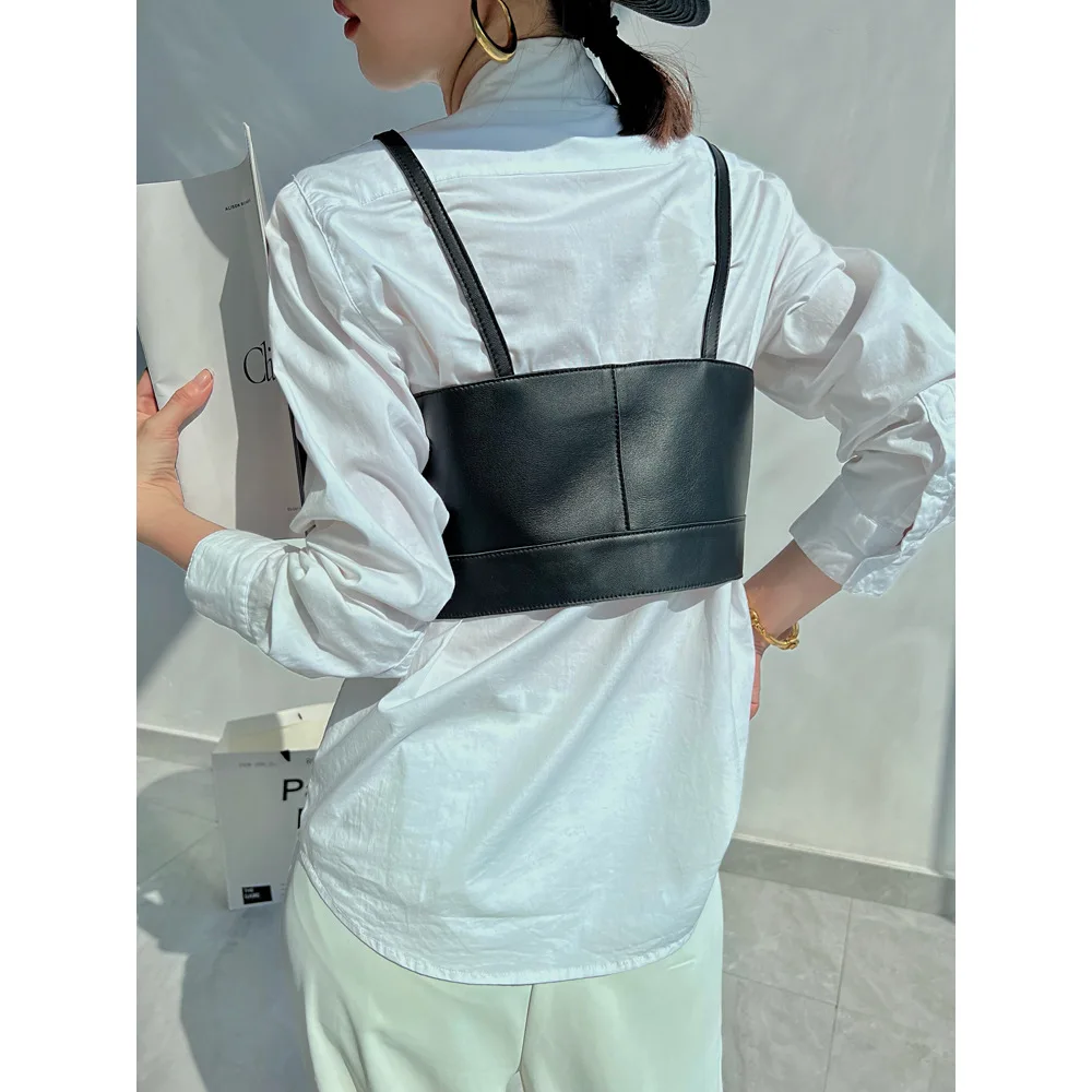 2022 New Sheepskin Camisole Slim Fit Cropped Top G19