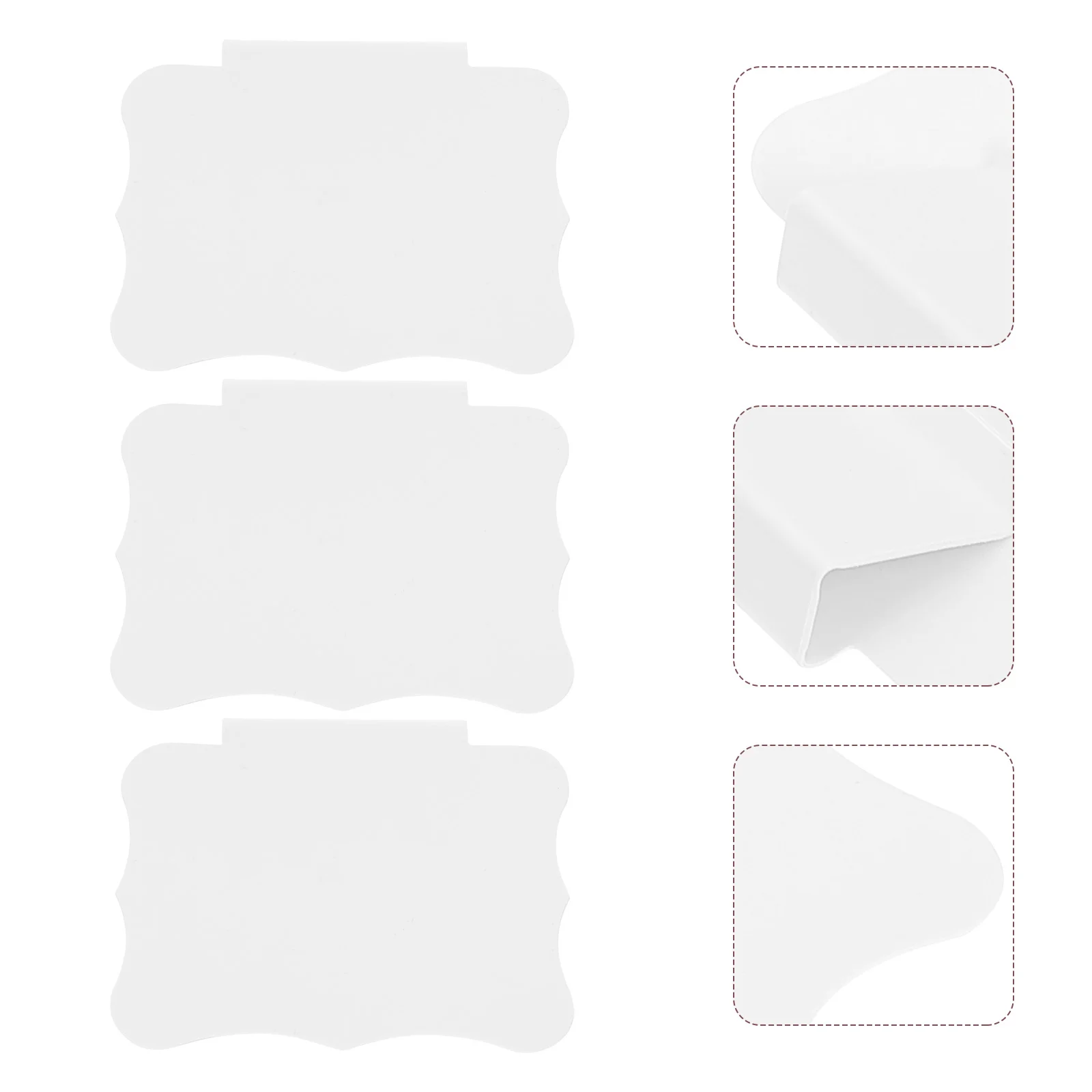 10 шт. подвесные держатели для этикеток ценник съемные зажимы из ПВХ органайзер