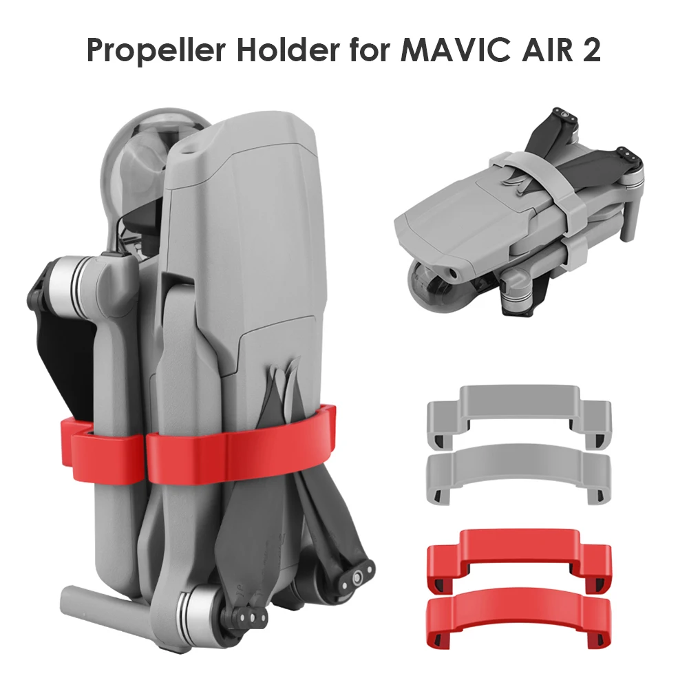 

2pcs/set Multi-functional Durable Practical Classic Foam Cushioned Prop Propeller Holder for DJI Mavic Air 2 Accessories
