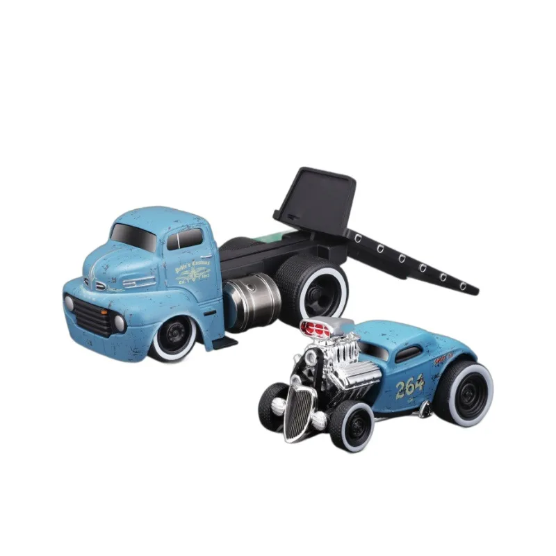 Maisto модель машины для имитации мышц из сплава 1:64 транспортный прицеп