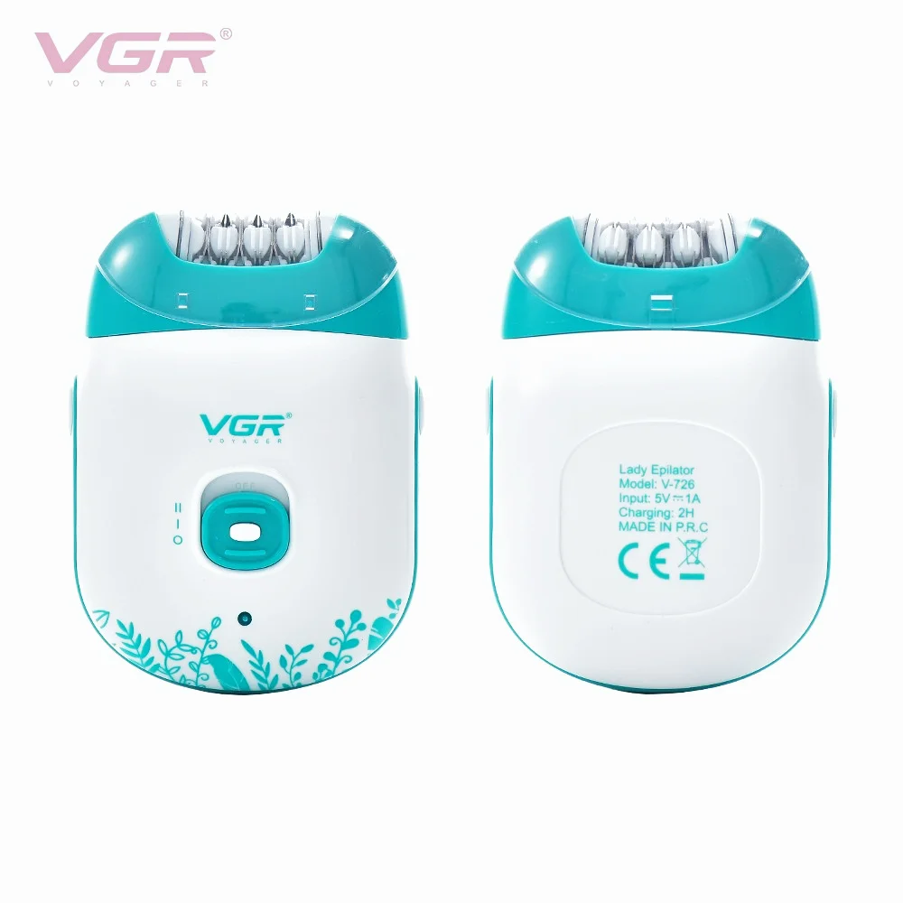 

Эпилятор VGR, электрическая машинка для бритья, профессиональное средство для удаления волос, Женская Мини-бритва для женщин, для дома, с USB-за...