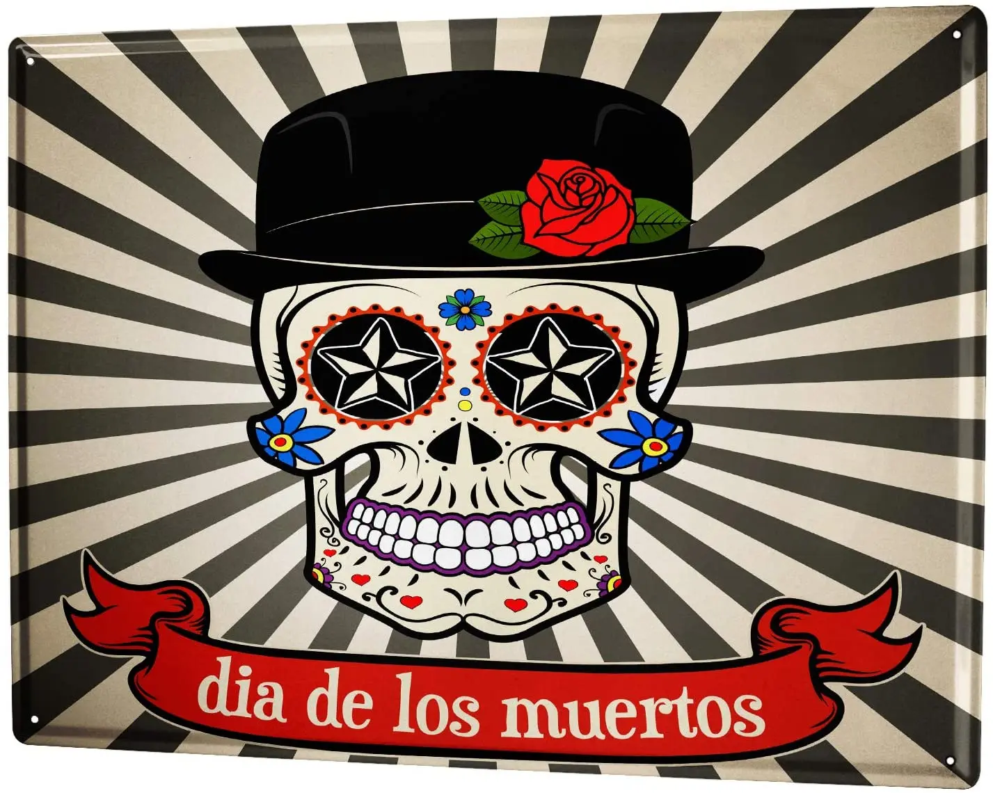 

SINCE 2004 Metal Shield Sayings Day of The Dead