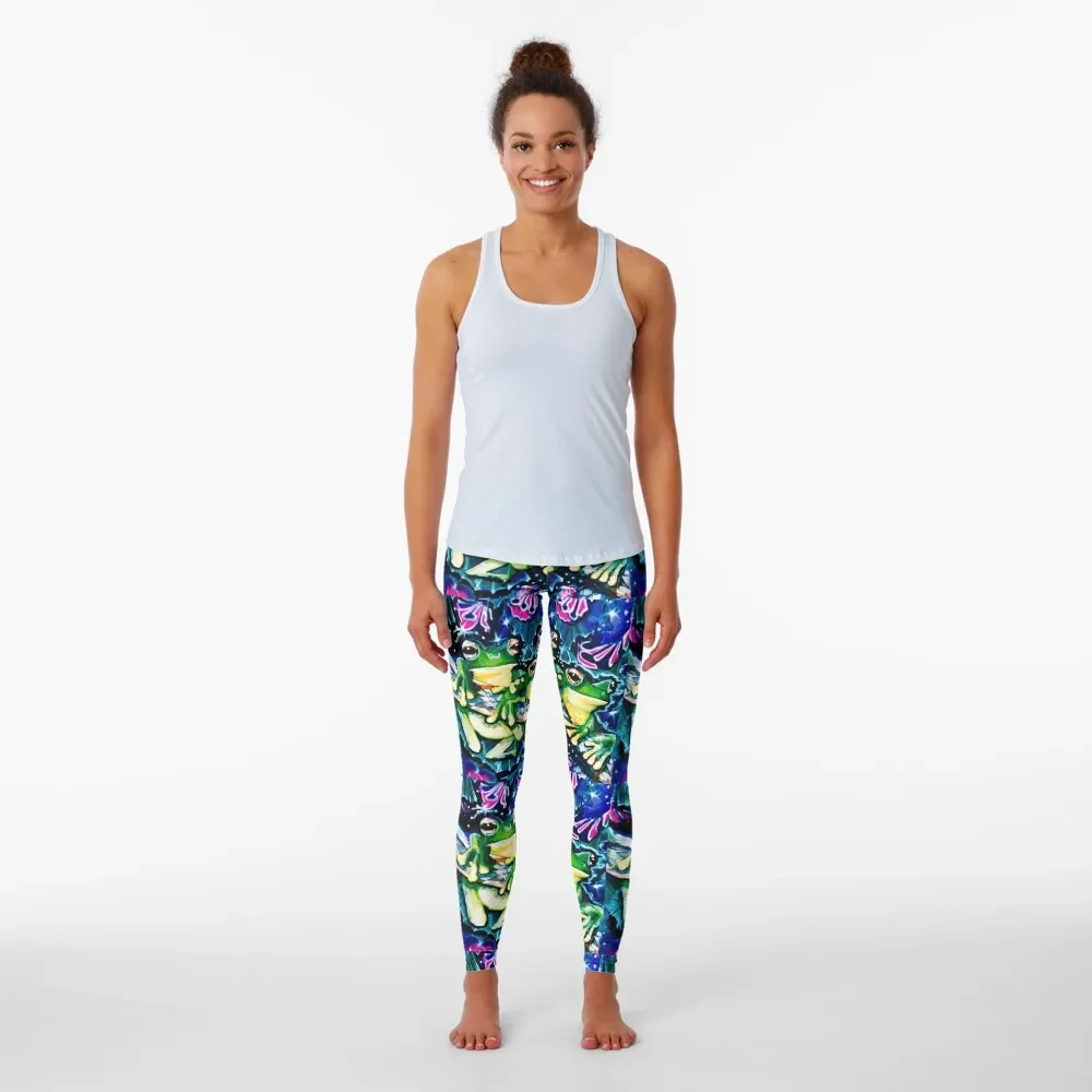 Женские легинсы из полиэстера и спандекса