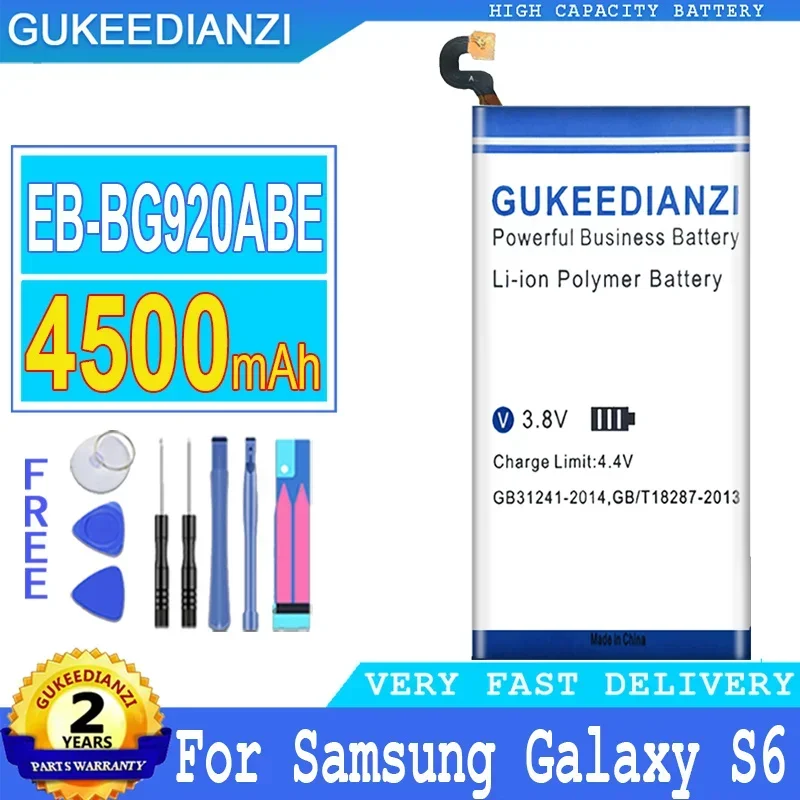 Аккумулятор для Samsung Galaxy S6 EB-BG920ABE G9200 G920f G920i G920A G9208 G9209 G920 G920V G920T номер отслеживания