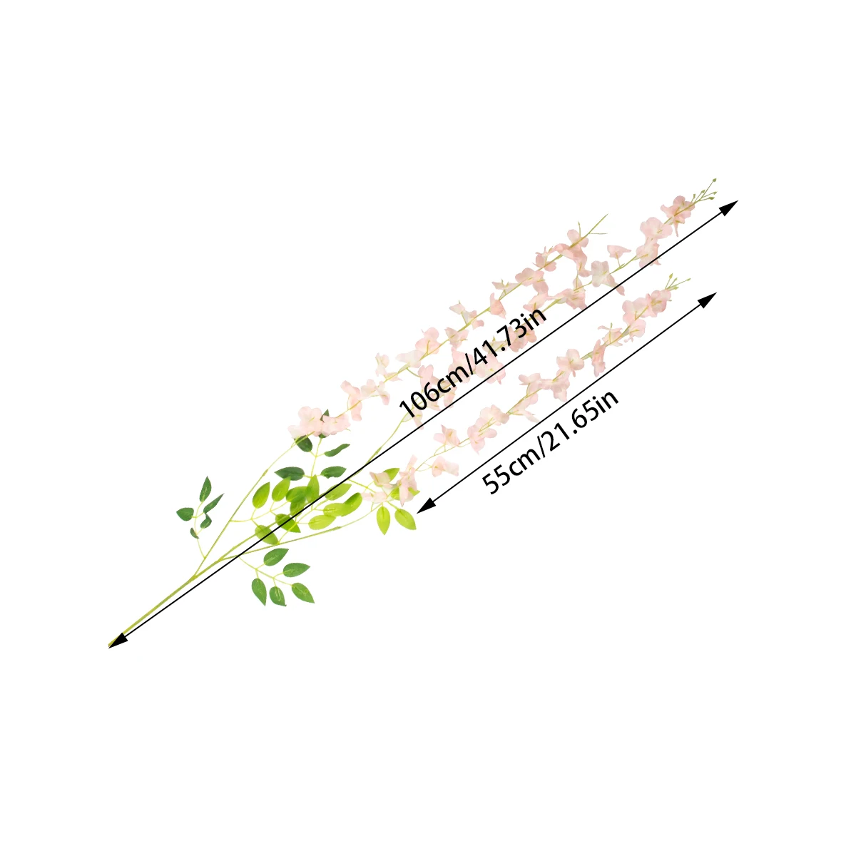 Искусственный венок из искусственной Глицинии белый цветок ротанга подвесная